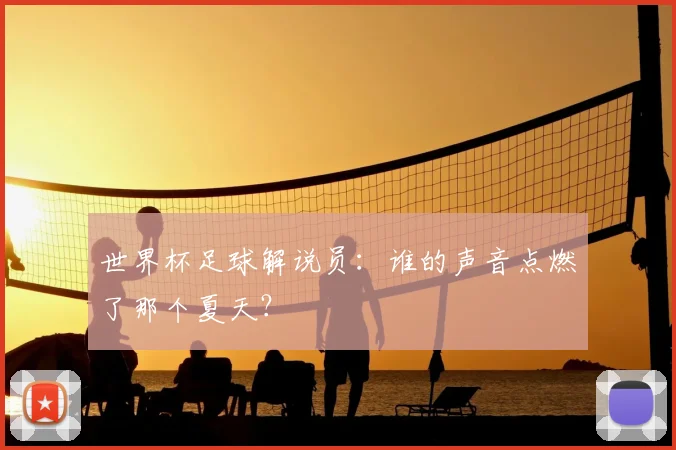 世界杯足球解说员：谁的声音点燃了那个夏天？